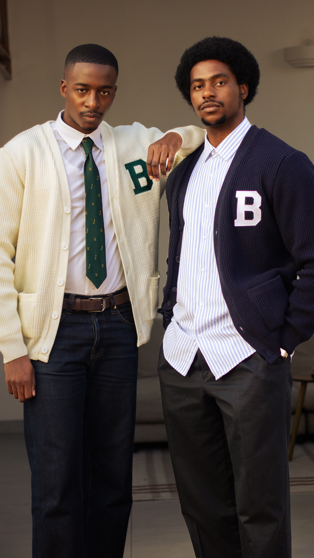 Navy B Cardigan