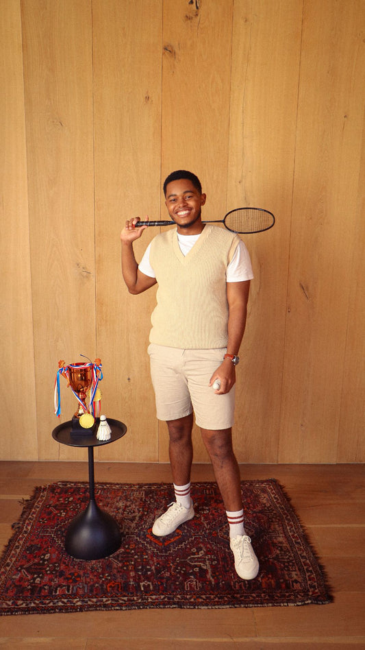 Rich Cream Cricket Vest