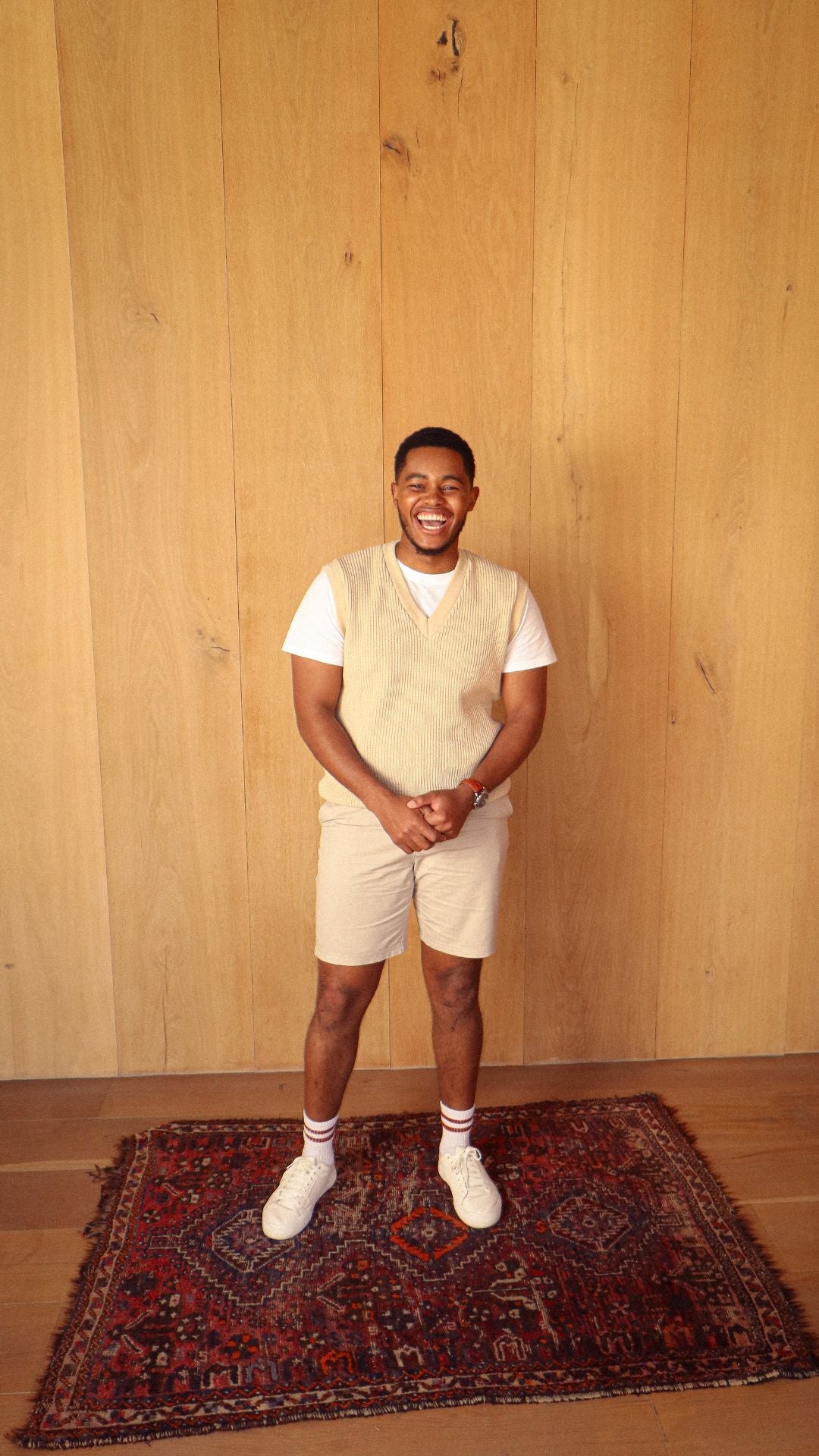 Rich Cream Cricket Vest