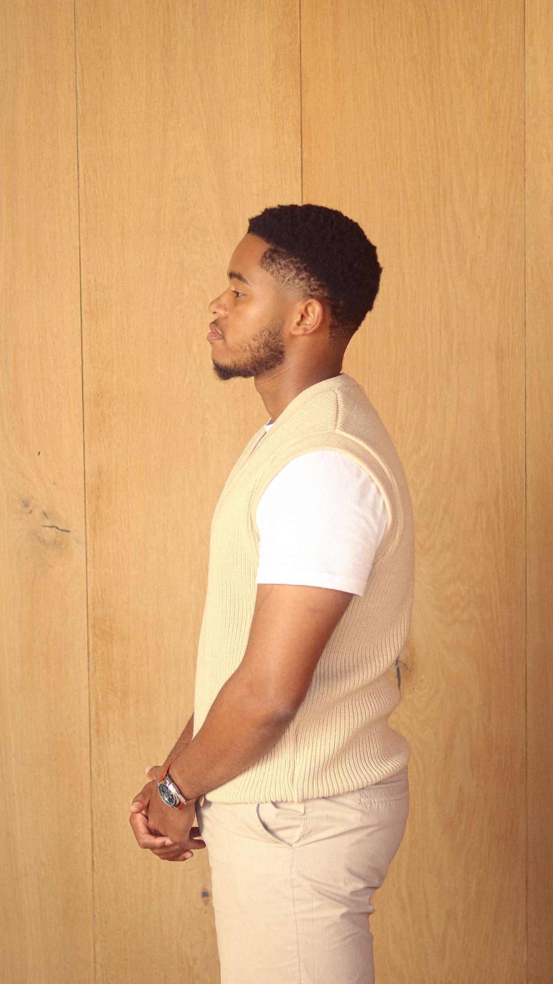 Rich Cream Cricket Vest